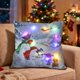 thumbnail image 4 of Christmas LED Pillows Holiday Gifts LED Pillows That Can Flash Or Stay On Two Mode Switching Printed Sofa Pillows Cushions Pillowcases, 4 of 6