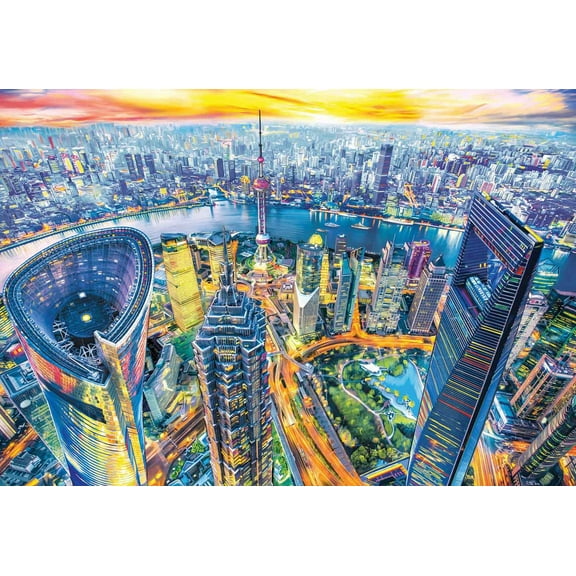 View of Shanghai 2000 Piece Jigsaw Puzzle