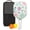 White, variant on Pickleball Paddles Set Of 1, Fiberglass Surface, Floral, Flowers Print, 1 Paddle, 2 Balls & Bag