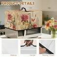 thumbnail image 6 of TSOVTHRID Eiffel Tower Rose Butterfly Print Microwave Oven Dust Cover Dust Cover for Microwave Oven Universal Small Appliance Dust Covers Dirt and Fingerprint Protection, 18.25"W x 14.5"D x 11"H, S, 6 of 7