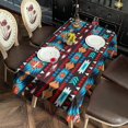 thumbnail image 2 of Rectangle Waterproof Tablecloth 60×102 Inch, Bohemia Style Reusable Indoor/Outdoor Durable Table Cover for Party Kitchen Dinner Room Decor, 2 of 6