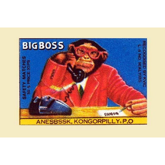 Big Boss-Fine Art Canvas Print (20" x 30")