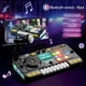 thumbnail image 1 of Consola de DJ para niños con micrófono, Bluetooth, 8 teclas de piano, luces LED, juguete musical interactivo, consola de mezclas de DJ, 1 of 4