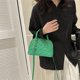 thumbnail image 1 of Bolso de mano para mujer, Bolso de mano de cuero PU, Bolso cruzado elegante Simple (verde), 1 of 6