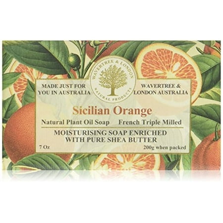 Wavertree & London Savon de Luxe à l'Orange Sicilienne (1 Barre)