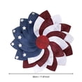 2D Fabric Patriotic Door Wreath, flexible textile keep intact ...