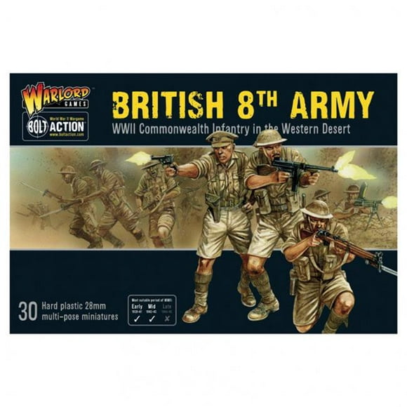 Warlord Games WRL402011015 British Airways 8th Army Miniatures
