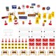 thumbnail image 4 of TOYANDONA 1 Juego de señales de tráfico, señales de carretera, juguetes de tráfico para niños, juego cognitivo, 4 of 7