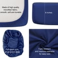 thumbnail image 2 of Microfiber Easy Care Fitted Crib Sheet, Ultra Soft and Cozy Crib Sheet for Baby Boys and Girls, Navy Blue, 28" x 52", 2 of 5