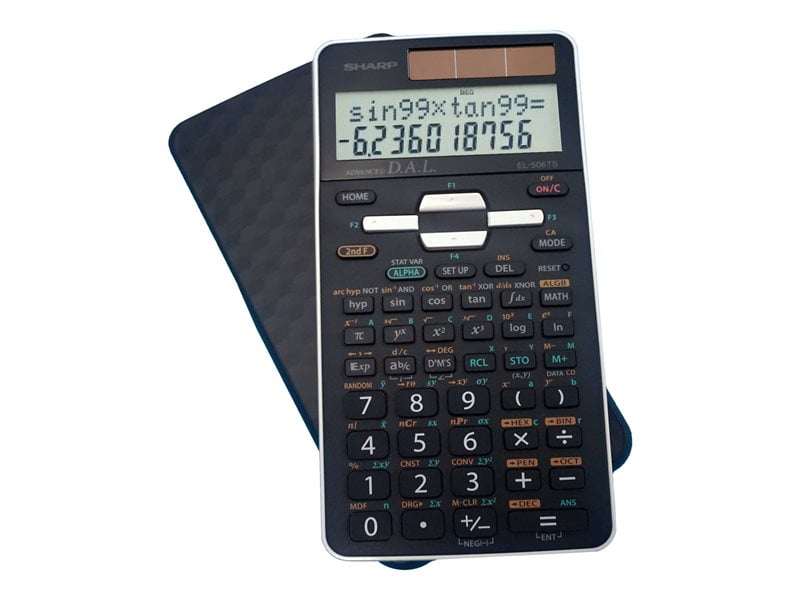 Sharp EL-506TSBBW 2-Line 470 Function Scientific Calculator
