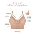 thumbnail image 5 of Women's Parfait P6011 Mia Dot Wire Free Padded Mesh Bralette (Cameo Rose 38E), 5 of 6