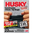 thumbnail image 5 of Husky 42 Gal Flap Tie 22 Ct Black Contractor Bag, 5 of 5