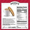 thumbnail image 2 of Nonnis Cioccolati Biscotti Italian Cookies - Italian Biscotti Cookies - Biscotti Individually Wrapped - Made W/ Premium California Almonds & Dark Chocolate - Kosher - 6.88 Oz, 8 Biscotti - Pack of 2, 2 of 5