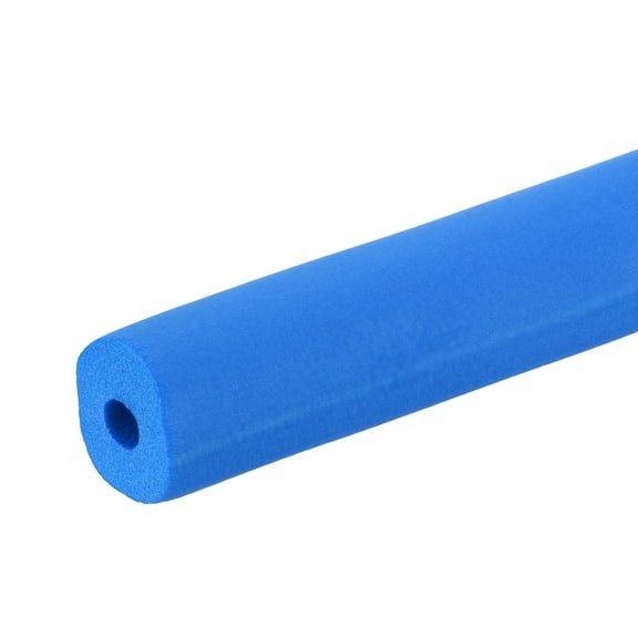 Uxcell 1/2" (13mm) ID x 3.3Ft x 0.59" Pipe Insulation Foam Tube, Pipe Cover Wrap Roll Bar Tubing for Handle Grip HVAC Air Conditioner Units, Blue