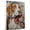 American English Coonhound, variant on Cocker Spaniel Dog Stretched Canvas Size 8x12 – Violin Theme Dog Art for Wall, Cocker Spaniel Dog Playing Violin Wall Art, Dog Lover Canvas Decor