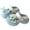 Blue, variant on Toddler Girls Sandal 3D Wind Butterfly Orchid Flowers Closed Toe Sandals Kids Girls Boys Comfortable Everyday Summer Spring Garden Clogs Shoes With Removable Shoe Buckle