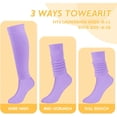 thumbnail image 3 of Women's Fall Winter Knit Slouch Socks, Soft Extra Long Scrunch Knee High Sock Slouchy Boot Socks, 3 of 7