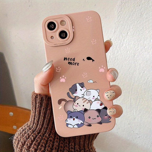 A Bunch Of Cats Pattern Graphic Pattern Anti-fall Phone Case For IPhone 14, 13, 12, 11 Pro Max, XS Max, X, XR, 8, 7, 6, 6S Mini, Plus