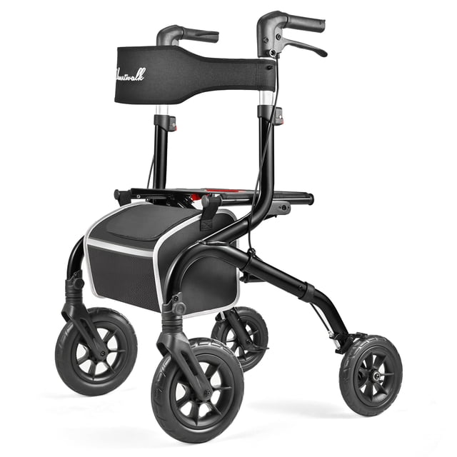 Ruedas todo terreno plegables Rollator Walker PLANET WALK de 10 y 8 pulgadas