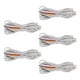 thumbnail image 2 of Clip de oreja estimulador, Clip aislado blanco, alambre de cobre, manga de PVC, electrodo, Clip de oreja para masaje de raspado, 5 uds., 2 of 8