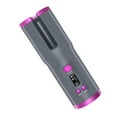 thumbnail image 2 of Vogacara Rizador de pelo automático inalámbrico, plancha rizadora inalámbrica, pantalla LCD, herramienta para el cabello, rizador de pelo Cuidado del cabello Gris, 2 of 6