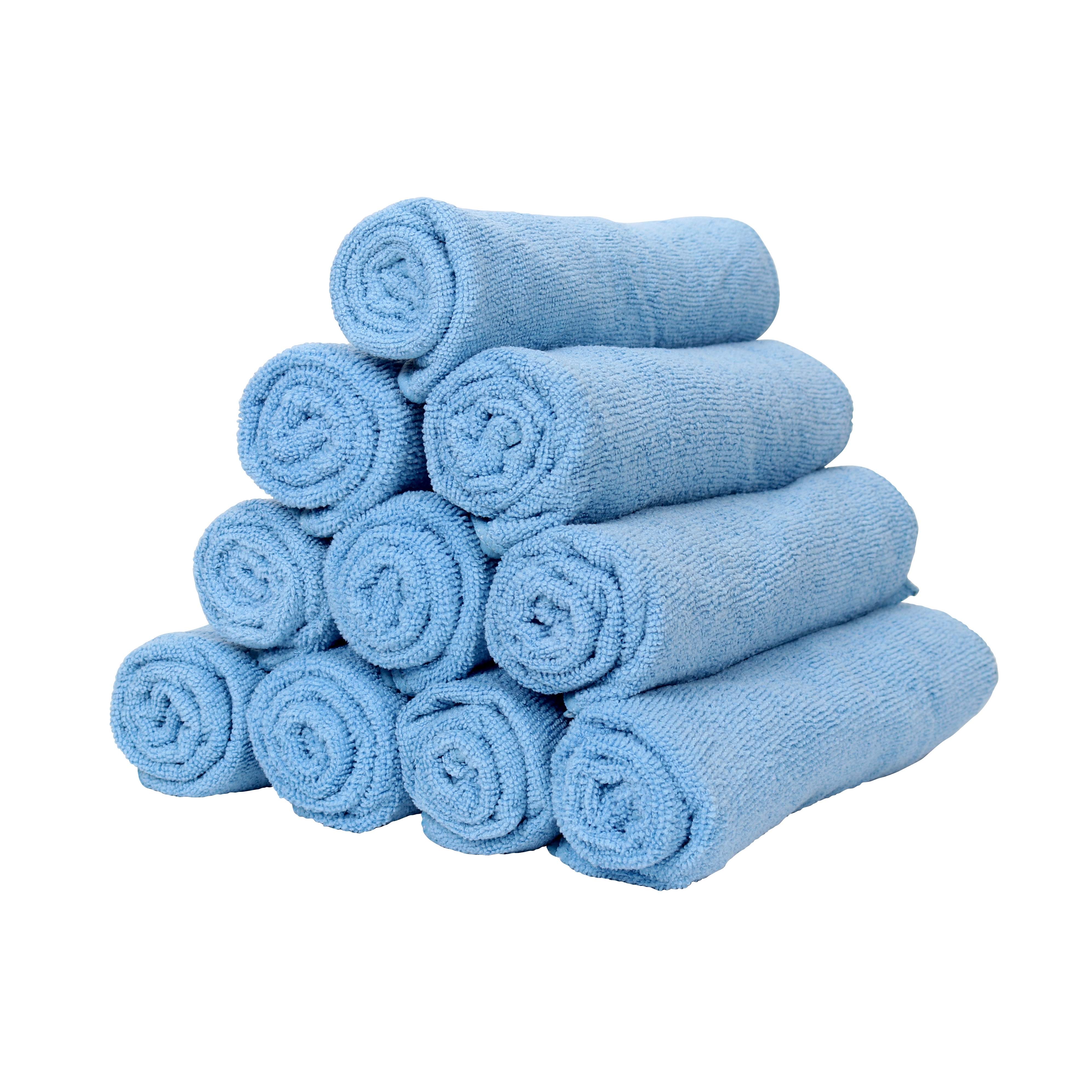 Arkwright Microfiber Gym Towels - Soft Quick Dry Hand Towel - 16 x 27 in. - (12 Pack) Blue