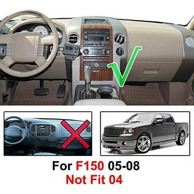 XUKEY Car Dashboard Cover for Ford F150 F 150 2004 2005 2006 2007 2008 Dashmat Dash Cover Mat Carpet