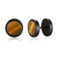 thumbnail image 1 of Mens Stud Earrings Daily Street Wear Jewelry Stainless Steel Small Ear Accessory, 1 of 6