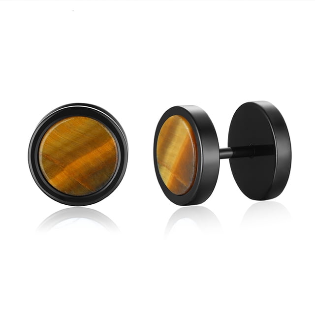 Boucles d'Oreilles Clous pour Hommes Usage Quotidien Rue Bijoux Acier Inoxydable Petit Accessoire d'Oreille