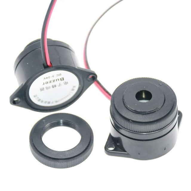 12V 24V Active Buzzer DC Piezoelectric Buzzer Long Continous Beep Tone W/ with