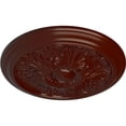 thumbnail image 3 of Ekena Millwork 16 7/8"OD x 5/8"P Vienna Ceiling Medallion (Fits Canopies up to 3 1/4"), Hand-Painted Brushed Mahogany, 3 of 6
