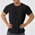 thumbnail image 7 of Ashirexll Mens T-shirts, Big and Tall Shirts for Men, Summer Short Sleeve Round Neck Shirts Casual and Athletic T-shirts for Fitting and Training, 7 of 7