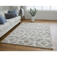 thumbnail image 6 of HomeRoots 514510 10 x 14 ft. Tan Taupe & Ivory Geometric Power Loom Stain Resistant Rectangle Area Rug, 6 of 8