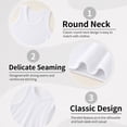 thumbnail image 6 of Hbhpov Toddler Girls' Undershirts，Cotton Layering Tank Tops，4 Pack，Sizes 2-8, 6 of 8
