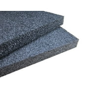 Foam Ninja Polyethylene Foam Sheet 12 x 12 x 1 Inch Thick - 2 Pack Black Charcoal - Custom Foam Inserts High Density Closed Cell PE Case Packaging Shipping