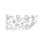 thumbnail image 1 of Rollo de dibujo infantil | Papel adhesivo para pared | Lienzo artístico infantil reutilizable | Pintura numerada para principiantes | Actividad creativa sin ensuciar, 1 of 1