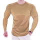 thumbnail image 3 of Camisetas deportivas Prolriy para hombre, de manga larga, ajustadas, de compresión, color caqui, talla L, 3 of 6