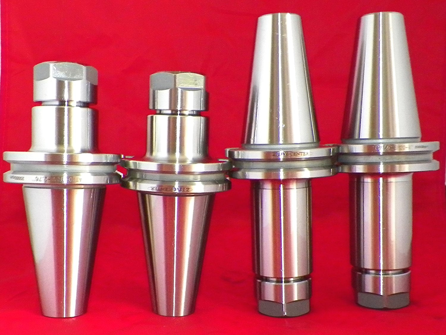CAT40 ER20 Collet Chucks 4 Pcs w Projection 2.76/"-4/" Balanced G2.5 @20,000 RPM