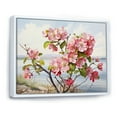 thumbnail image 2 of Designart "Beachside Apple Blossom I" Apple Blossom Floater Framed Wall Art Prints, 2 of 5