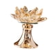 thumbnail image 4 of Candelabro decorativo de loto, soporte para velas, candelabro, candelabro para eventos especiales 12cmx12cmx13cm, 4 of 9