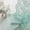 Aqua, variant on 72 Inch Vintage Lace Curtains, 2 Panels Sheer Taupe Floral Window Treatment, Light Filtering Rustic Farmhouse Drapes for Living Room Bedroom