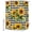 Black White, variant on Shower Curtains for Bathroom, Sunflower Black Check Waterproof Fabric Shower Curtain, Spring Summer Flowers Botanical Decorative Bathroom Curtain for Bathtub, 66"x72", No Hooks Included