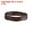 Dark Brown, variant on Uxcell 4 Pack PU Leather Loops Retaining Ring for 22mm Width Watch Band, Black