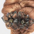 thumbnail image 4 of Pince à Cheveux Automatique Vintage - Style Chinois Barbette Cheveux Printemps Épingle, 4 of 6