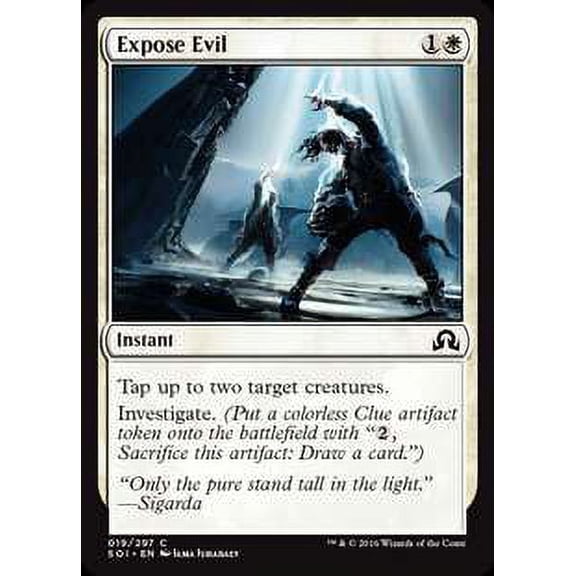 MtG Shadows Over Innistrad Common Expose Evil (Foil) #19