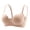 Beige, variant on Seamless Tshirt Bras for Women No Underwire Push Up Adjustable Soft Bralettes Comfort Wireless Everyday Bra