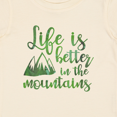 thumbnail image 4 of Inktastic Life's Better Mountains Girls Baby T-Shirt, 4 of 5