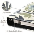 thumbnail image 3 of FORMRS 3 Ring Photo Album 4"x6" Self Adhesive Large Capacity PU Leather Cover, Blue Floral Pattern, 3 of 8