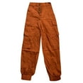 thumbnail image 5 of Womens New Slacks New Straight Leg Cargo Pants Womens Casual Capris, 5 of 5