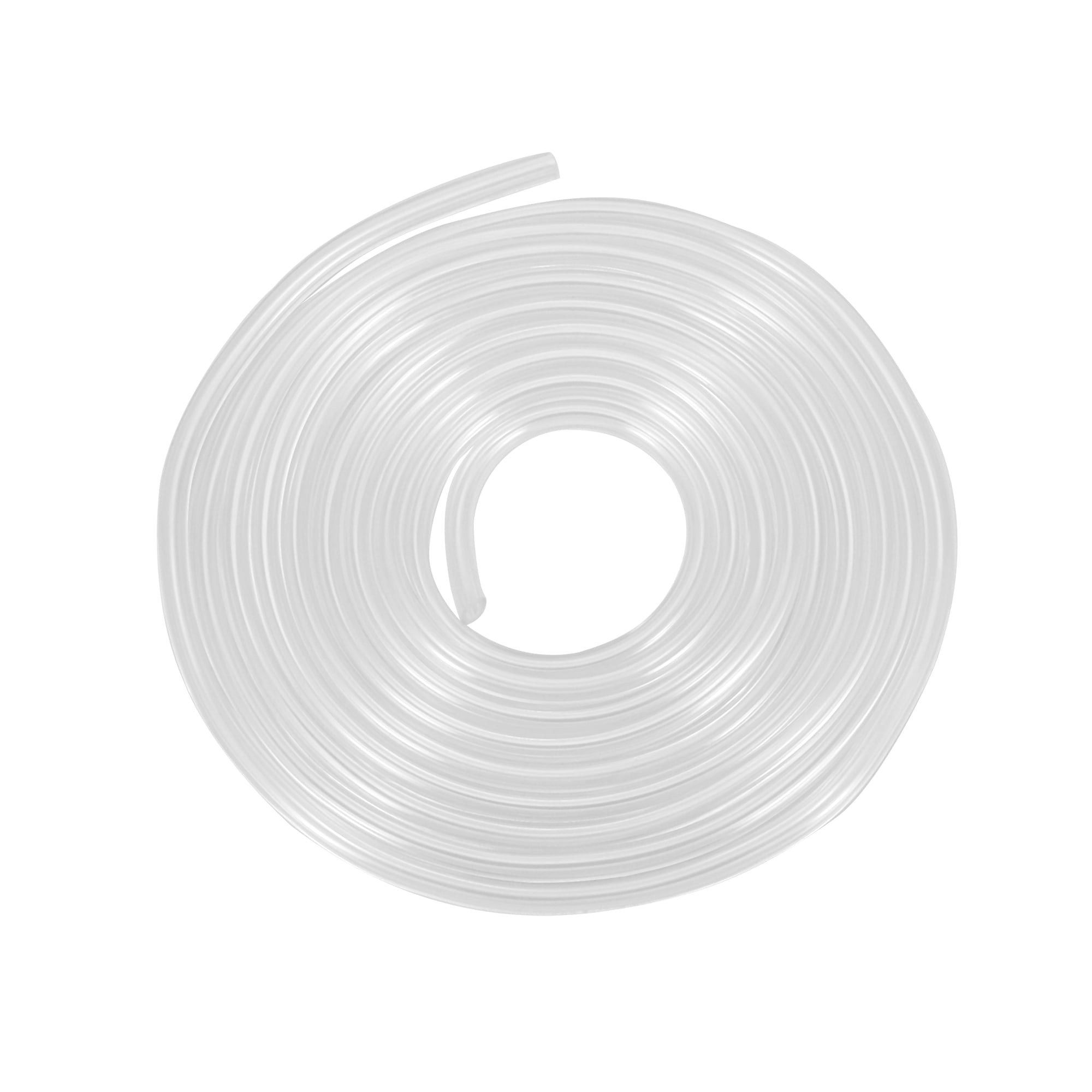 Unique Bargains Petrol Fuel Line 9.84ftx1/8"(3mm)/1/4"(6mm) Gas Line Pipe Hose Clear